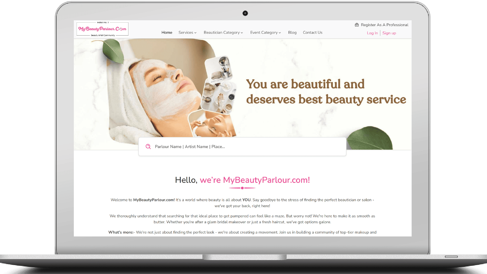 myBeautyParlour_portfolio